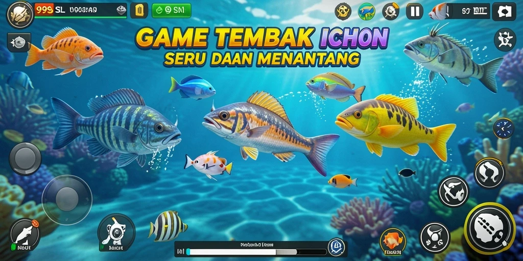 Tampilan gameplay 99SL yang penuh aksi Tembak Ikan.