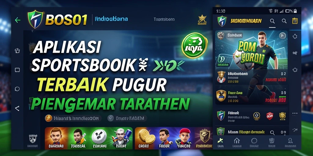 Tangkap layar gameplay <strong>BOS01</strong> menunjukan keasyikan taruhan olahraga.