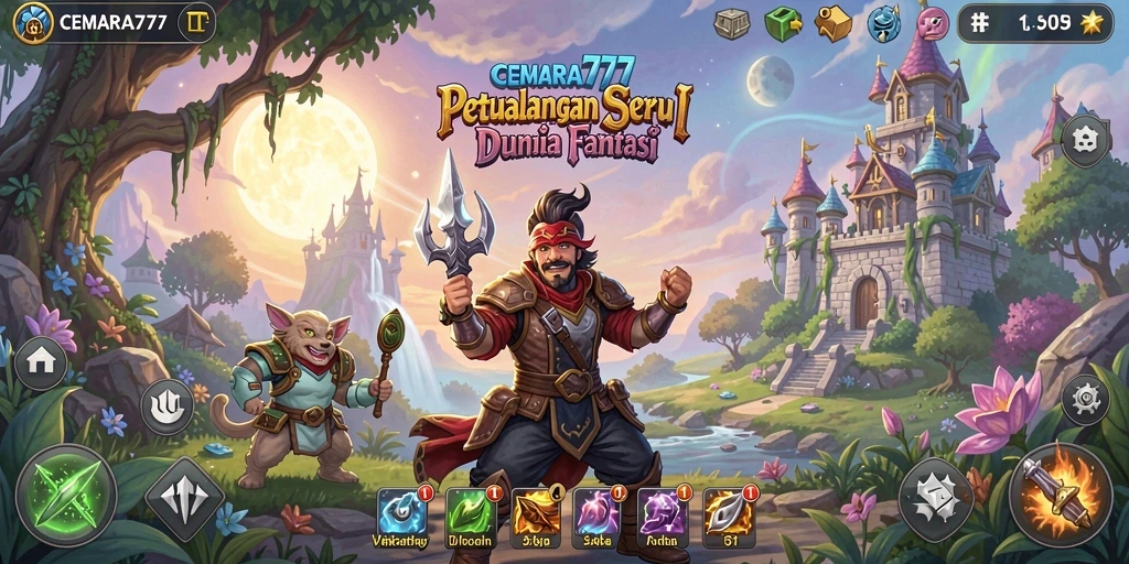 Gameplay CEMARA777 yang menakjubkan dalam dunia fantasi.