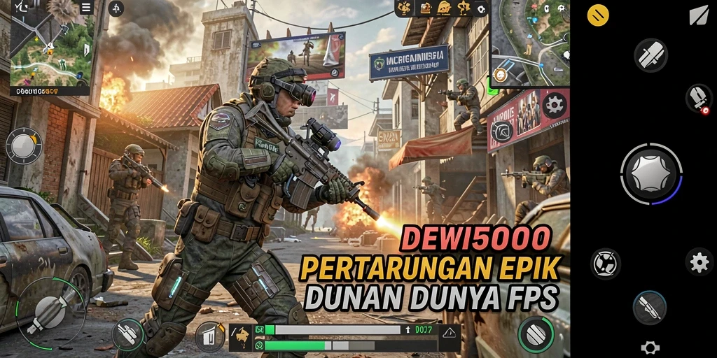Tampilkan aksi seru di gameplay DEWI5000 yang mendebarkan.