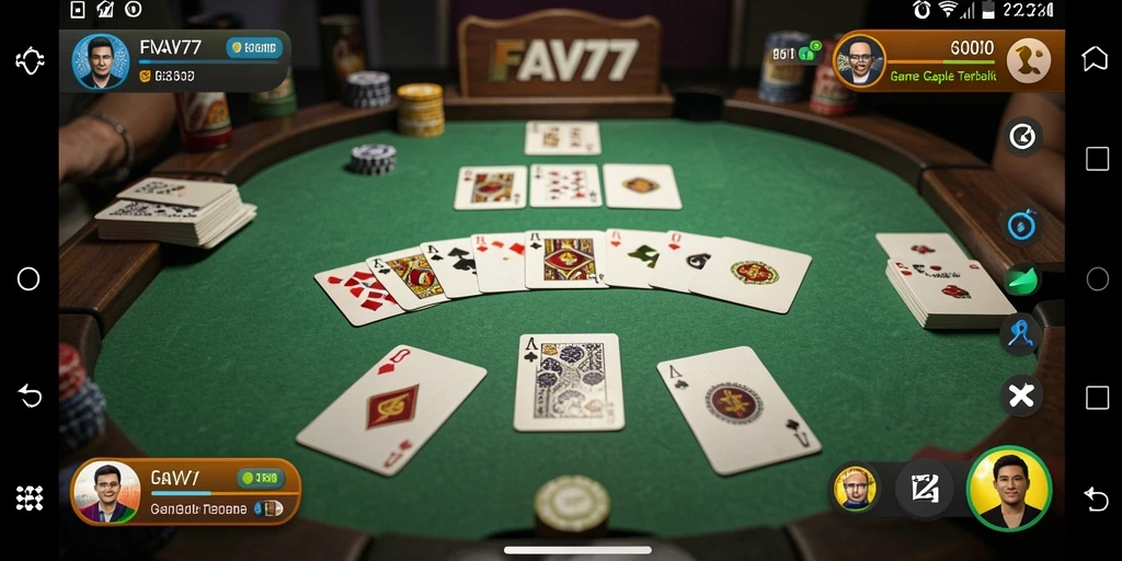 Tampilan gameplay seru Gaple di FAV77