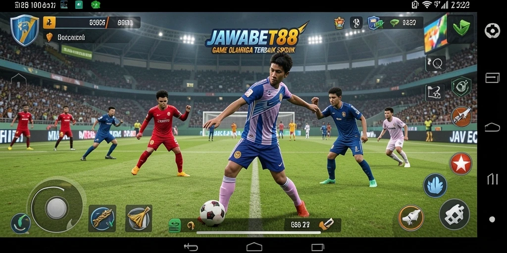 Tampilan gameplay seru dari JAWABET88 dengan berbagai pilihan olahraga.