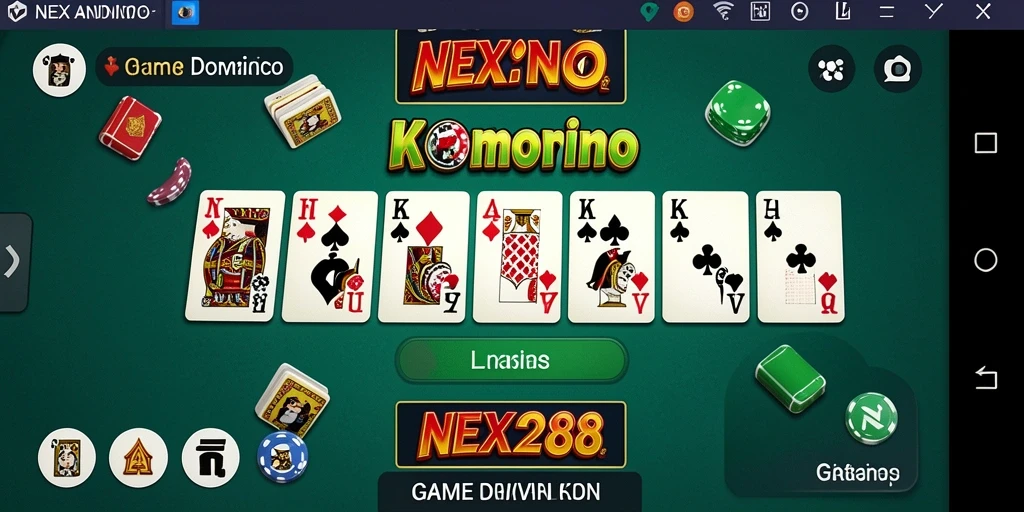 Screenshot gameplay menampilkan aksi seru dalam bermain Domino.