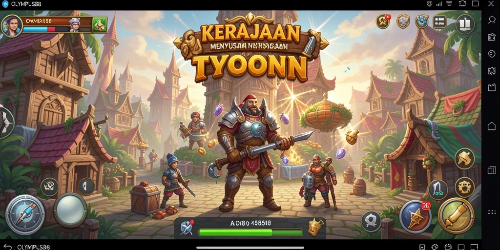 Tampilan gameplay OLYMPUS88 yang penuh strategi Tycoon.