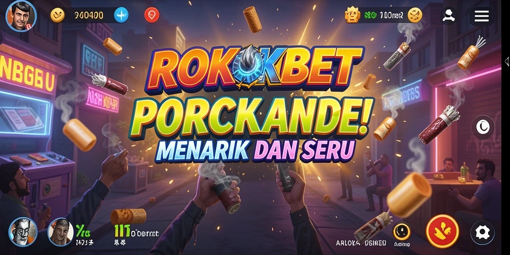 Tampilan gameplay seru dalam ROKOKBET dengan tantangan Arcade yang menarik.