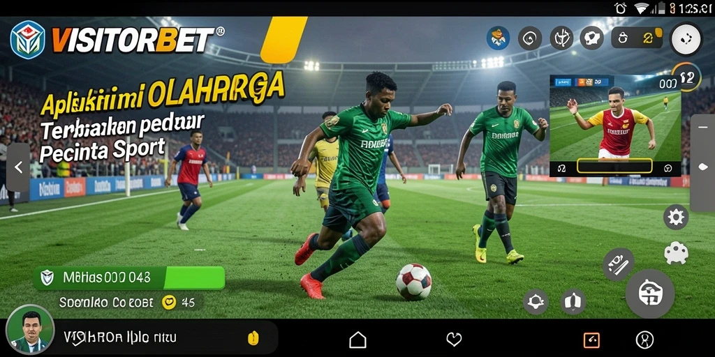 Tampilan gameplay aplikasi VISITORBET yang interaktif dan menarik.