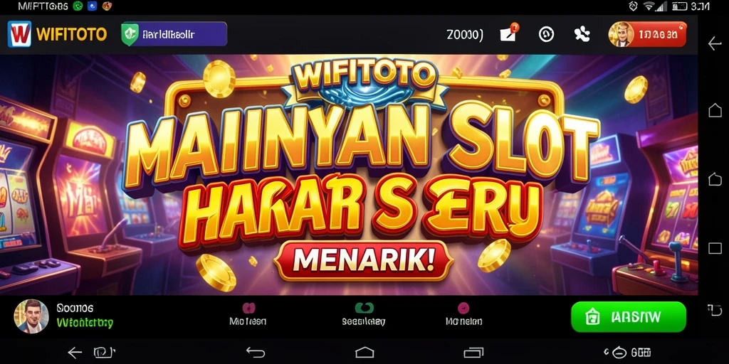 Tangkapan layar gameplay <strong>WIFITOTO</strong> yang menampilkan mesin Slot yang penuh warna.